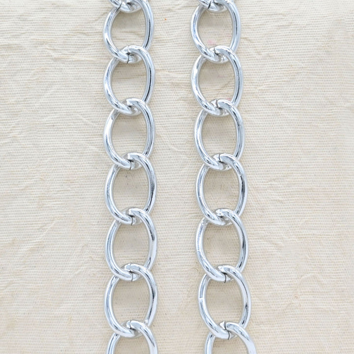 Aluminium Chain | Size : W-20mm H-28mm | Qty : 1mtr | JT-9-17-14