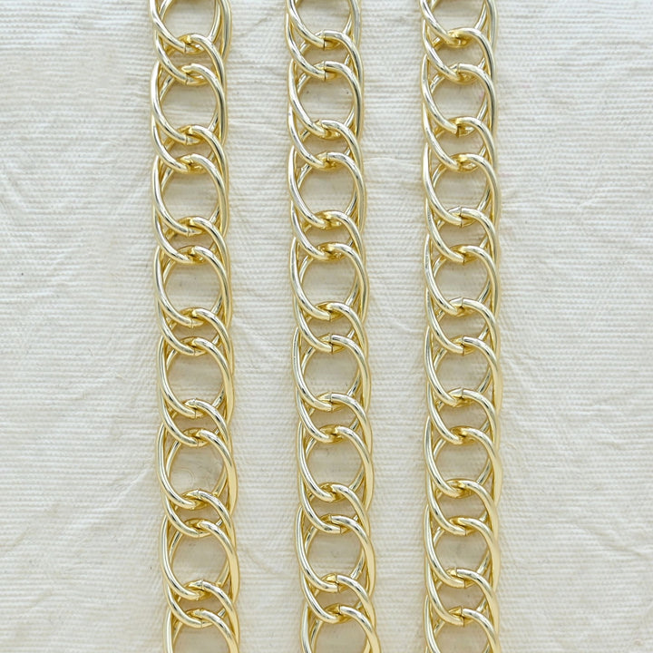 Aluminium Chain | Size : W-14mm H-20mm | Qty : 1mtr | JT-14-43-13