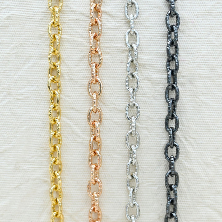 Aluminium Chain | Size : W-6mm H-9mm | Qty : 1mtr | JT-16-57-6