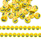 Happy Smiley Polymer Clay Fimo Beads | Size : 6mm-2mm | FB06