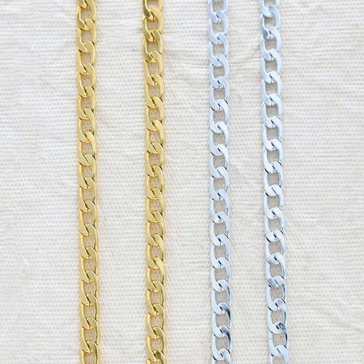 Aluminium Chain | Size : W-5mm H-8mm | Qty : 1mtr | JT-16-57-3