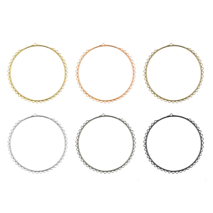 Earring Base 38 Naka Bali | Size : 75mm | 10pcs | EF51