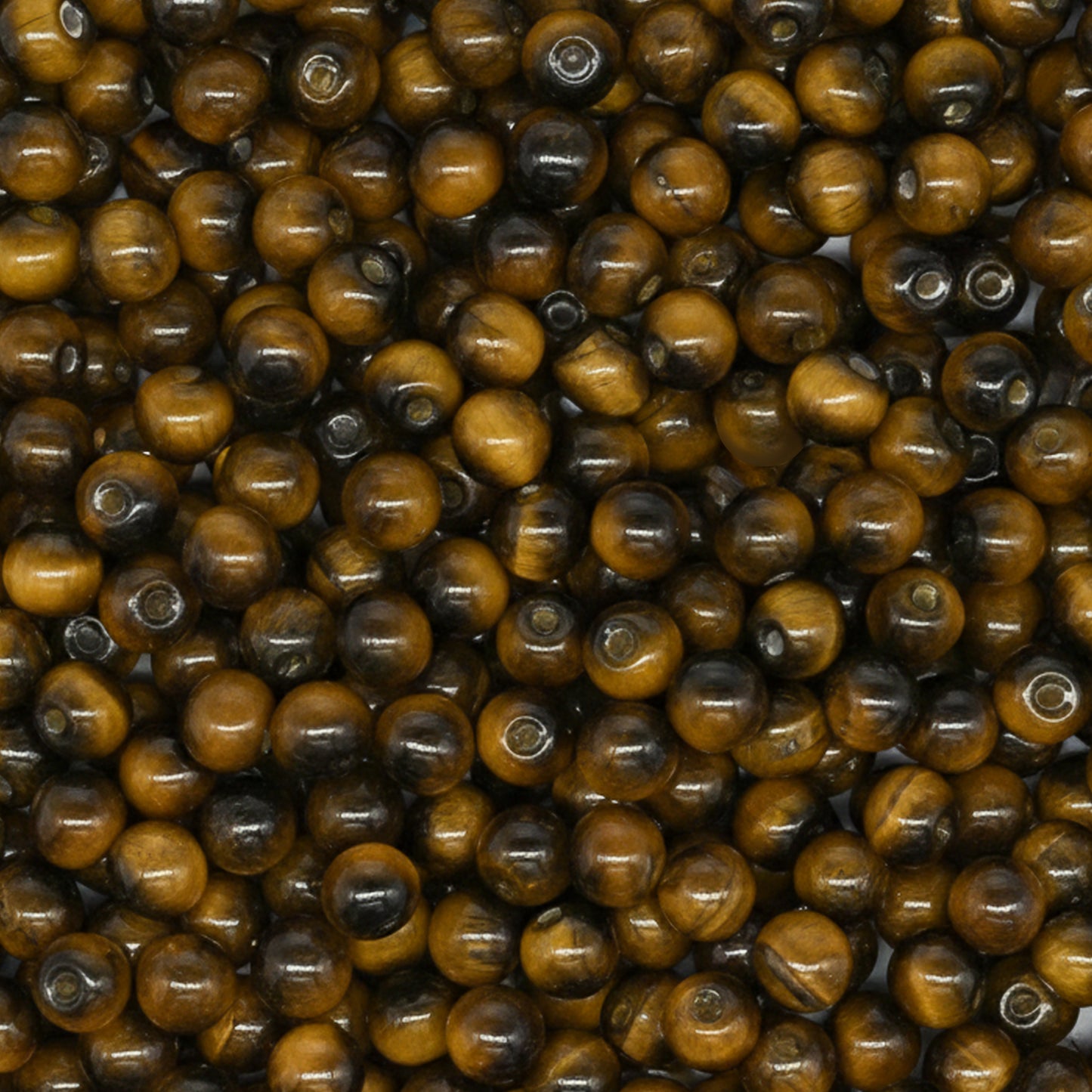 Tiger Eye Round Beads | GB21
