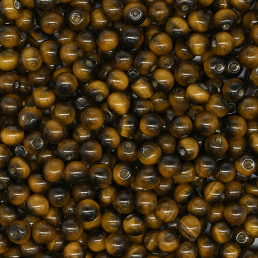 Tiger Eye Round Beads | GB21
