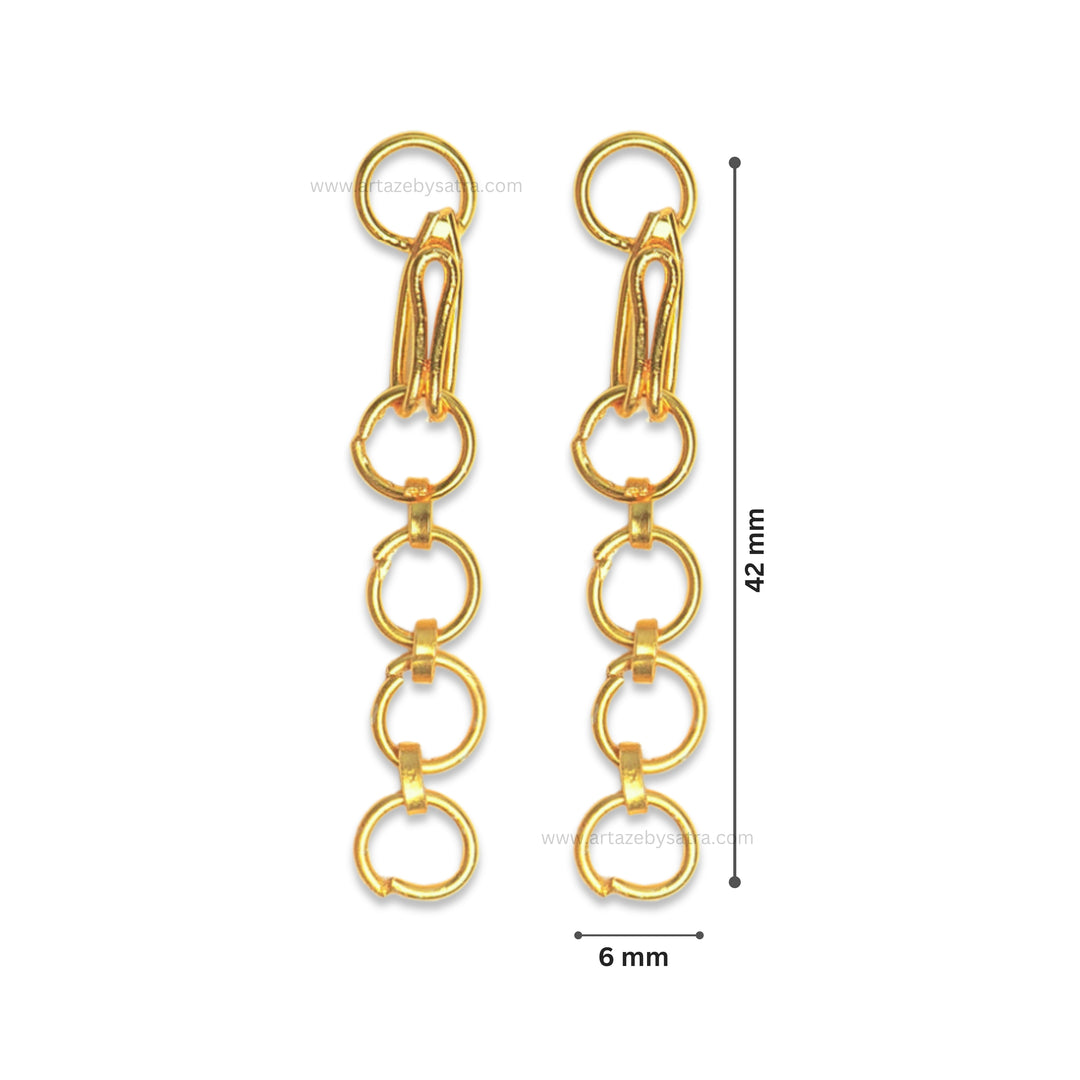 Four Hook (High Quality) | Size : 42mm | Qty : 20pcs | BF268