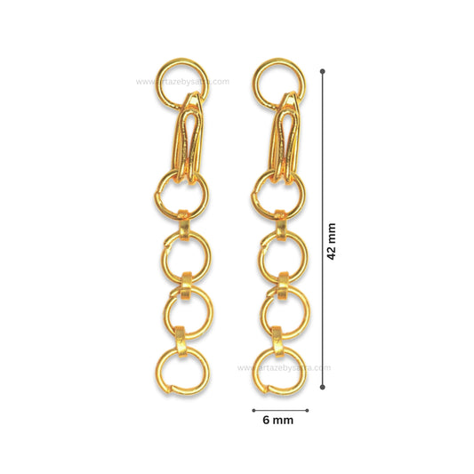 Four Hook (High Quality) | Size : 42mm | Qty : 20pcs | BF118