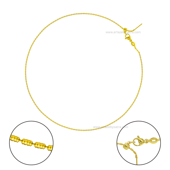 Ready Brass Chain (18K Polished) | Qty : 1pc | RC20