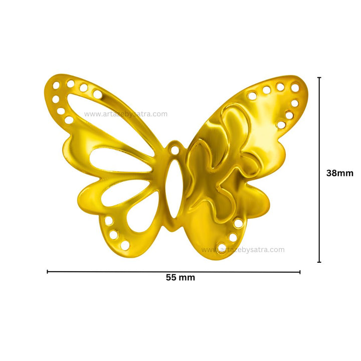 Butterfly Metal Art | Size : 38mm | 20pcs | F-7-5 | MA01