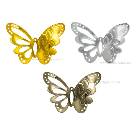 Butterfly Metal Art | Size : 38mm | Qty : 20pcs | F-7-5 | MA01