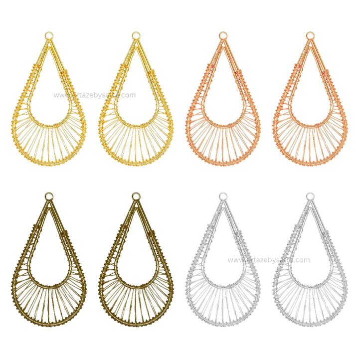 Wire Jewelry Design | Size : 77mm | Qty : 8pcs