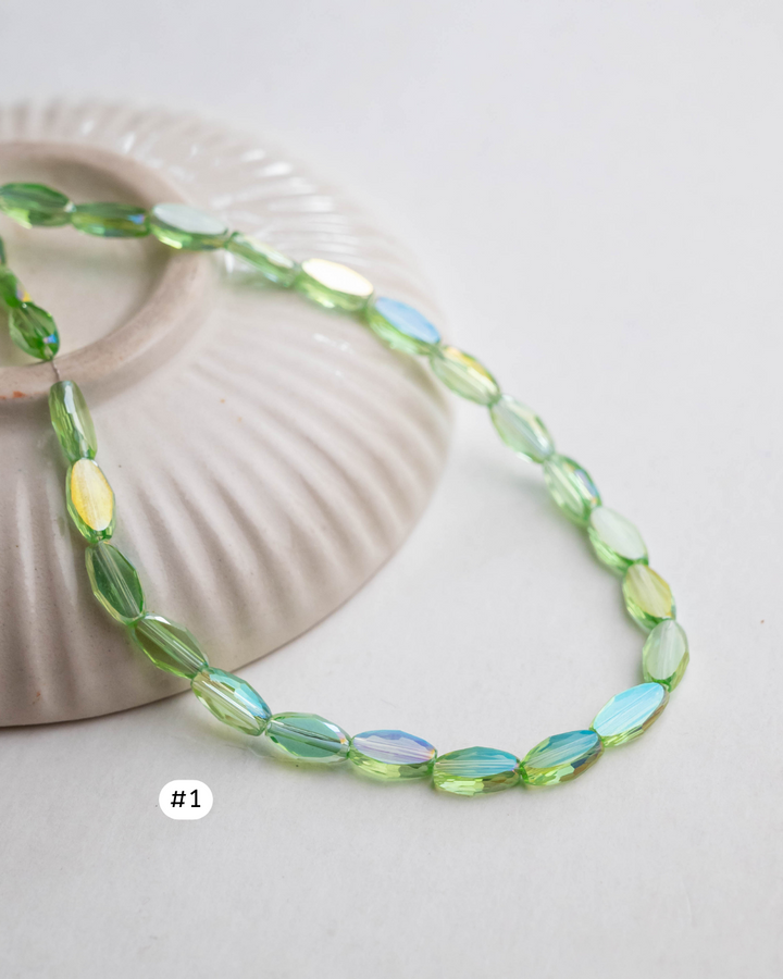 Elegant Glass Beads | Size - 10mm | 50pcs | GB12