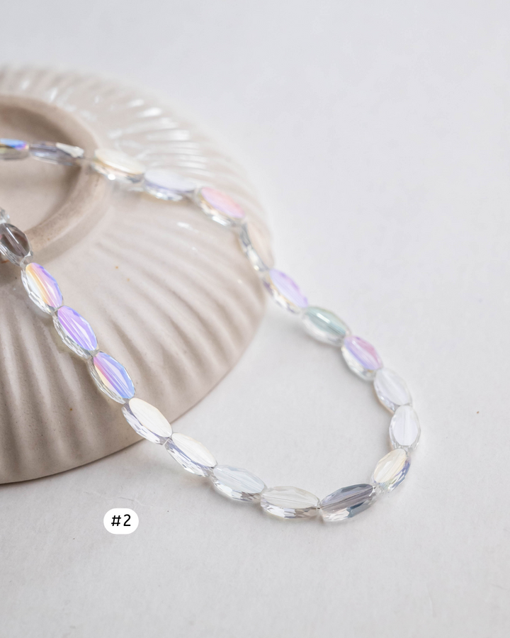 Elegant Glass Beads | Size - 10mm | 50pcs | GB12