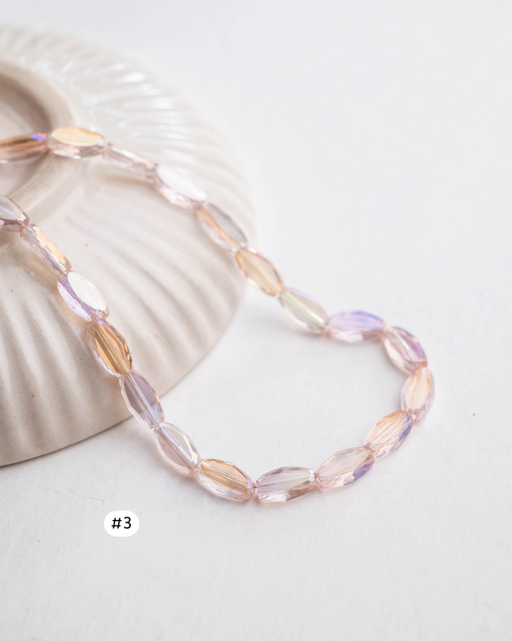 Elegant Glass Beads | Size - 10mm | 50pcs | GB12