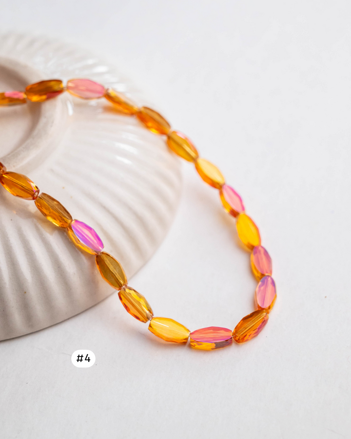 Elegant Glass Beads | Size - 10mm | 50pcs | GB12