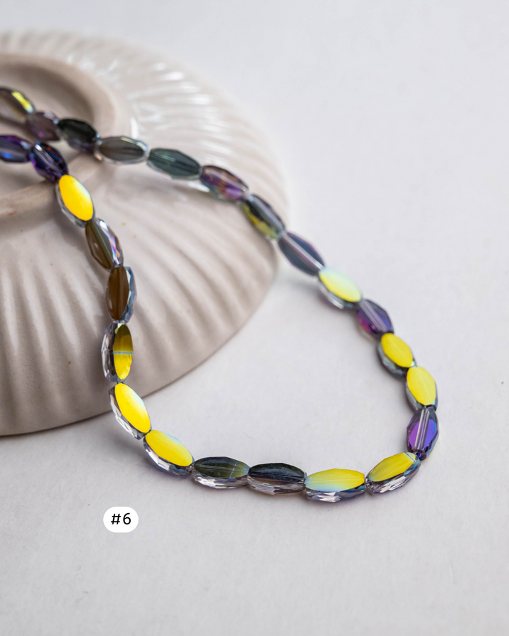 Elegant Glass Beads | Size - 10mm | 50pcs | GB12