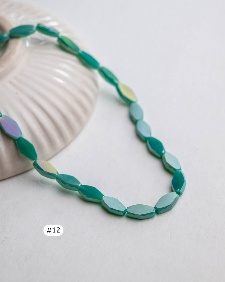 Elegant Glass Beads | Size - 10mm | 50pcs | GB12