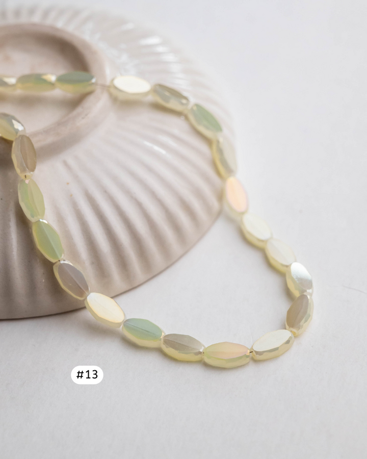 Elegant Glass Beads | Size - 10mm | 50pcs | GB12