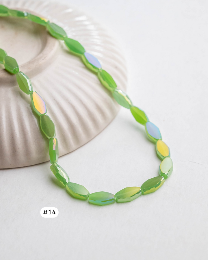 Elegant Glass Beads | Size - 10mm | 50pcs | GB12