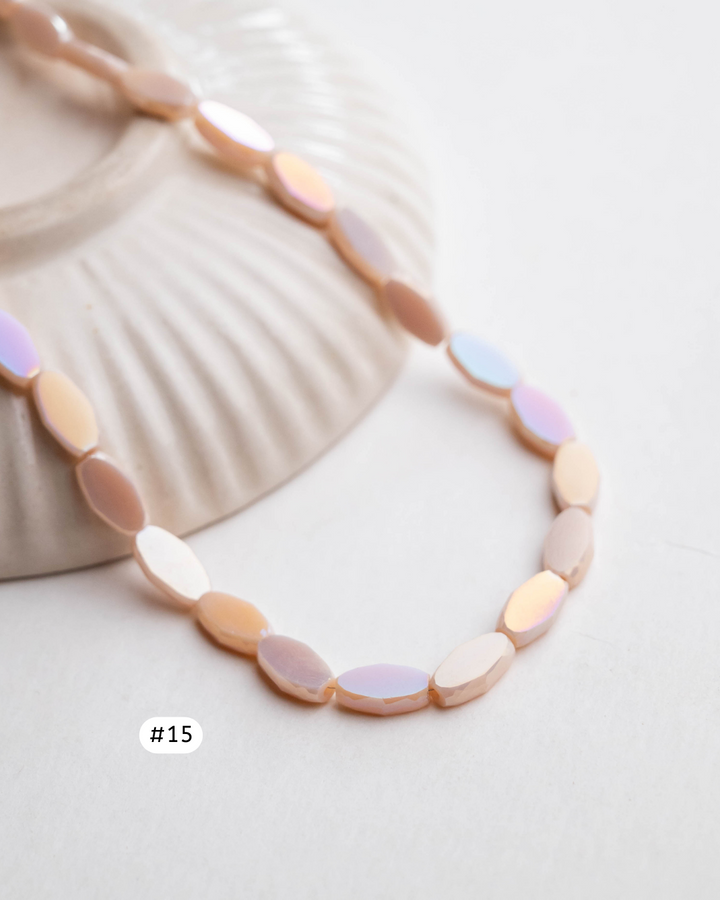 Elegant Glass Beads | Size - 10mm | 50pcs | GB12