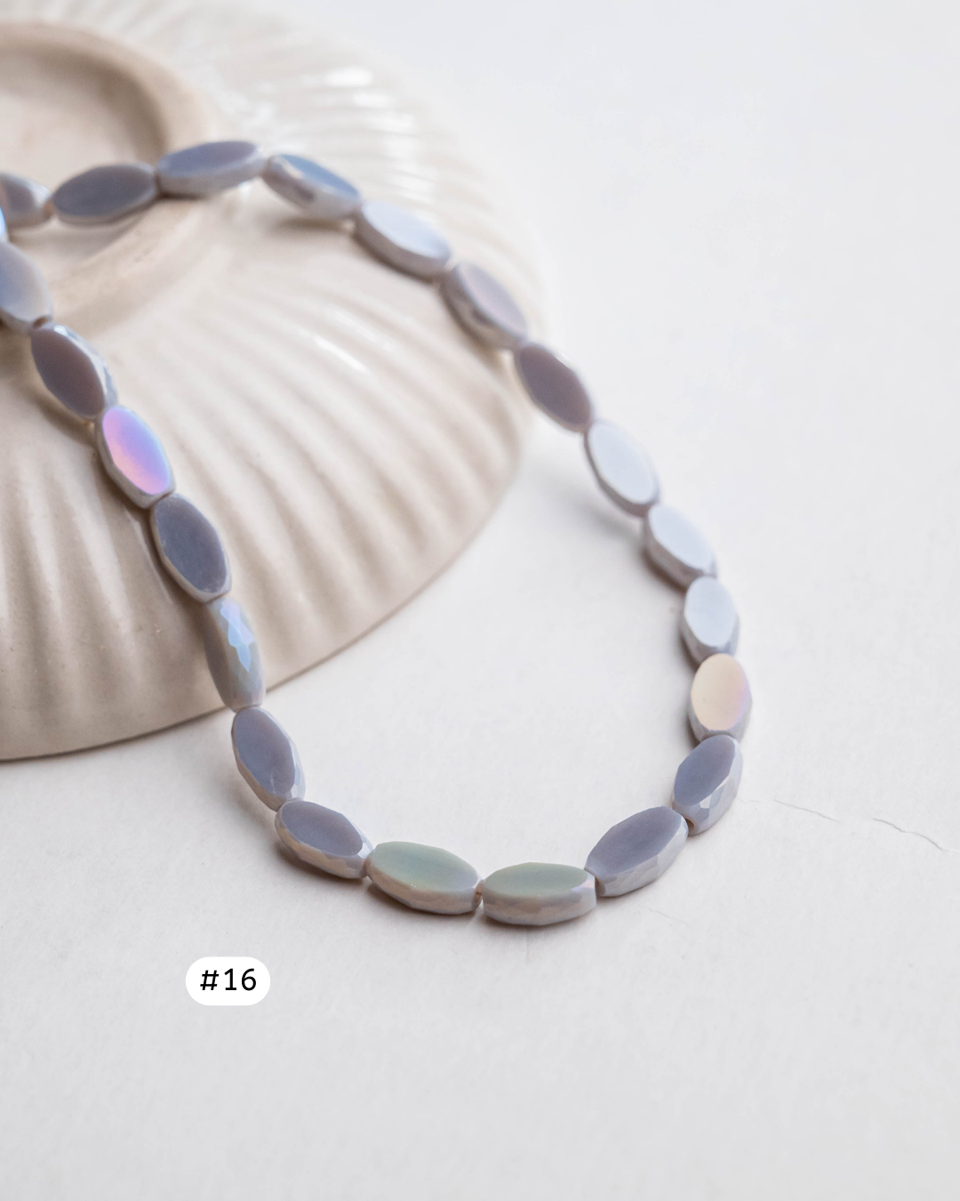 Elegant Glass Beads | Size - 10mm | 50pcs | GB12