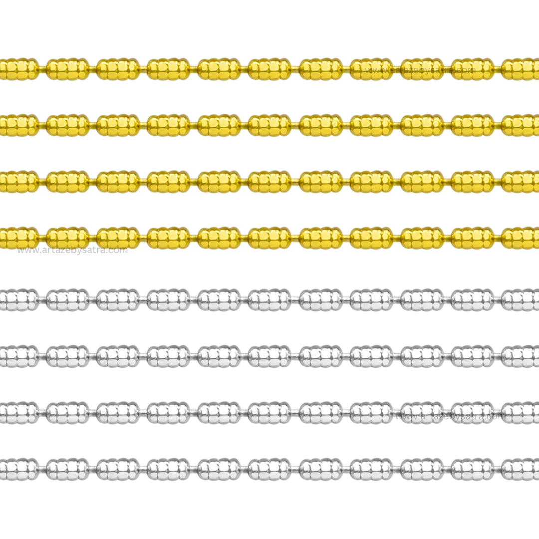 Ready Brass Chain (18K Polished) | Qty : 1pc | RC20