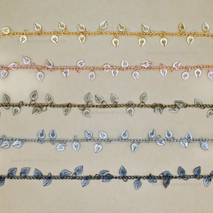 Leaf Shape Iron Chain | Qty : 1mtr | IC27