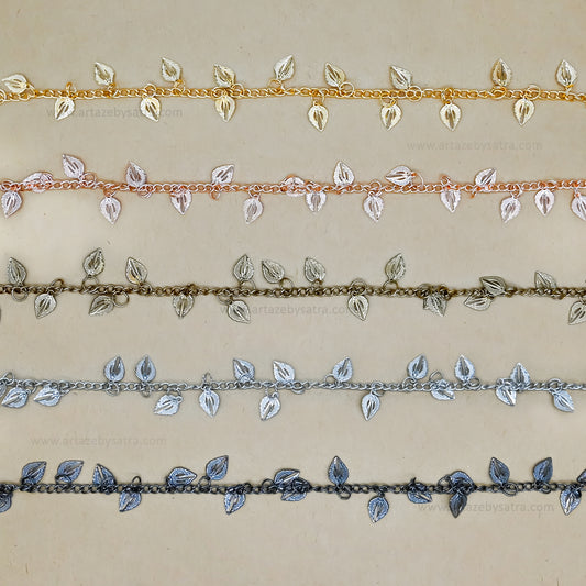 Leaf Shape Iron Chain | Qty : 1mtr | IC27