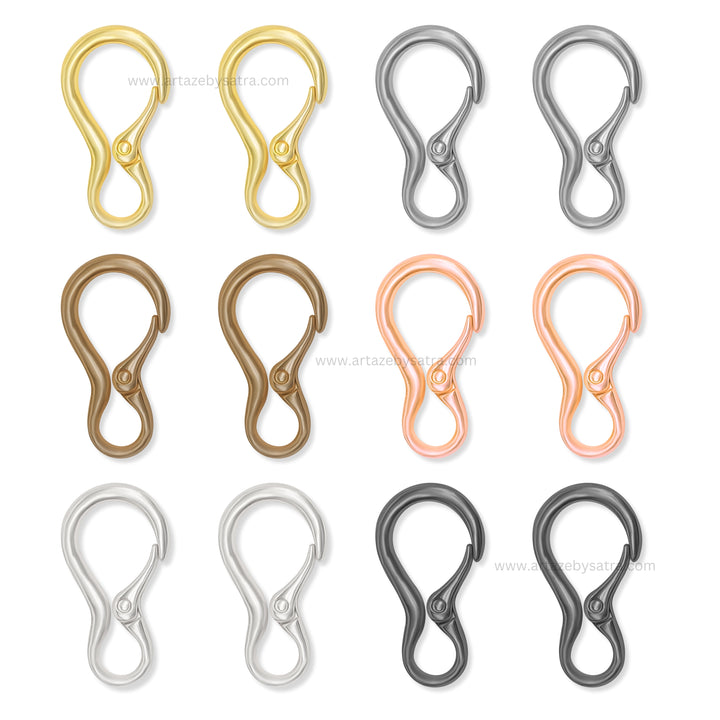 Designer Lobster Claw Clasp | Size : 39mm | 2pcs | BF41