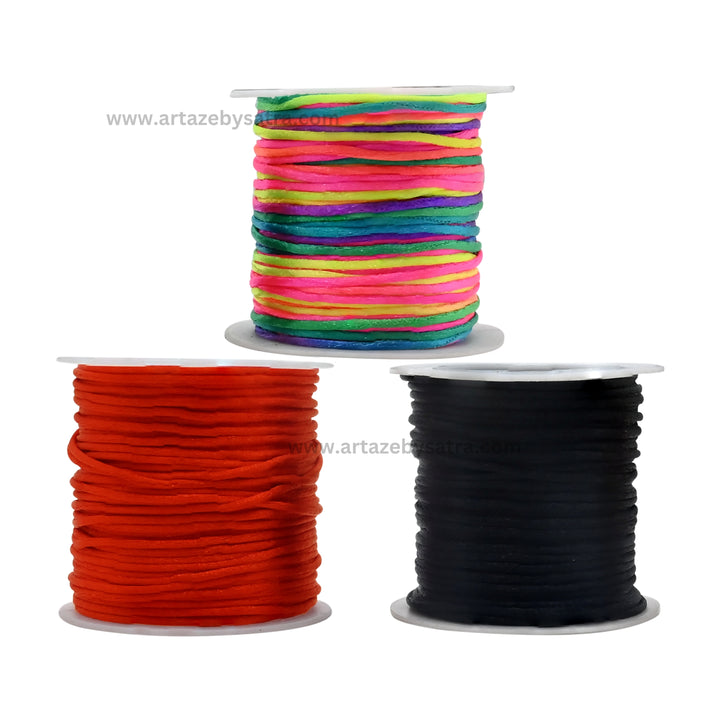 Crafts Silk Threads | Size : 1mm | Qty : 10mtr