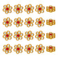 Meenakari Kundan Beads | Size : 18mm | Qty : 12pcs | MK14