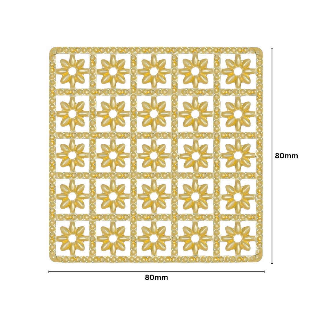 Square Metal Art Base | Size: 80mm | 100g