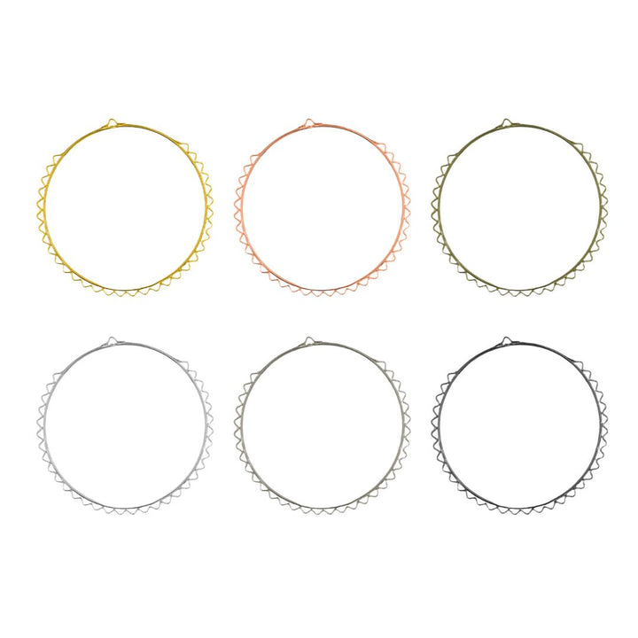 Earring Base 33 Naka Bali | Size : 68mm | 10pcs | EF55