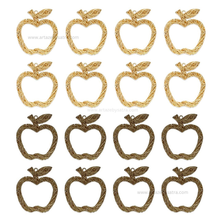 1 Naka Apple Wire Jewellery Design | Size : 33mm | 10pcs | WR24