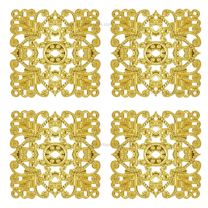 Square Metal Art Base | Size : 47mm | 100g | F-13-20 | MA25