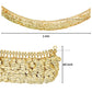 Golden Coin Latkan Chain Fringe | Qty : 1pc | Size : 1mtr | DP70
