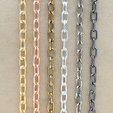 Iron Oval Chain | Size : H-6mm W-10mm | Qty : 100g | IC07