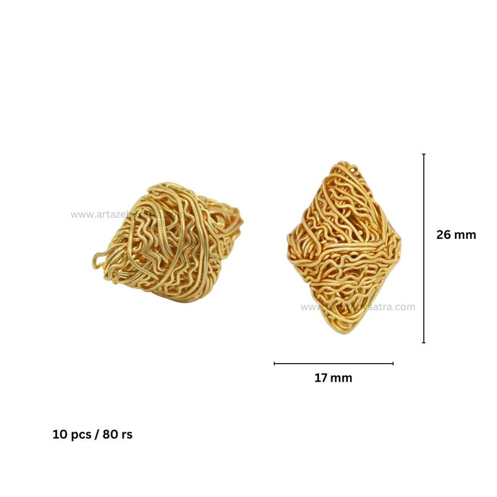 Wire Jewellery Design | Size : 25mm | 10pcs | WR27