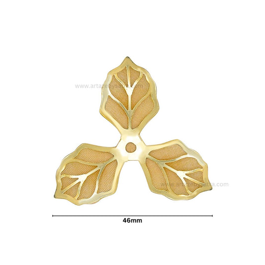 Metal Art Flower| Size : 46mm | Qty : 50pcs | MA213
