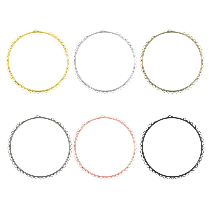 Earring Base 40 Naka Bali | Size : 76mm | 10pcs | EF49