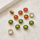 Gold Plated “Bro” Round Slider Charms | Size : 12mm | Qty : 12pcs | MKB113
