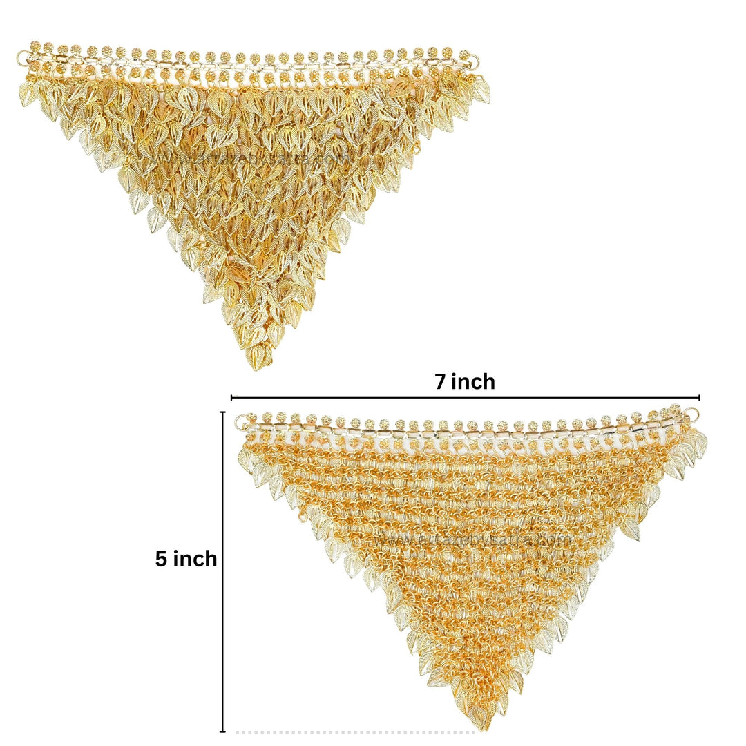 Leaf Tassel Waist Belt | Size : 5inch | Qty : 1pc