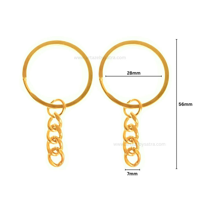 Keychain Ring for Jewelry Making | Size : 28mm | Qty : 25pcs | BF31