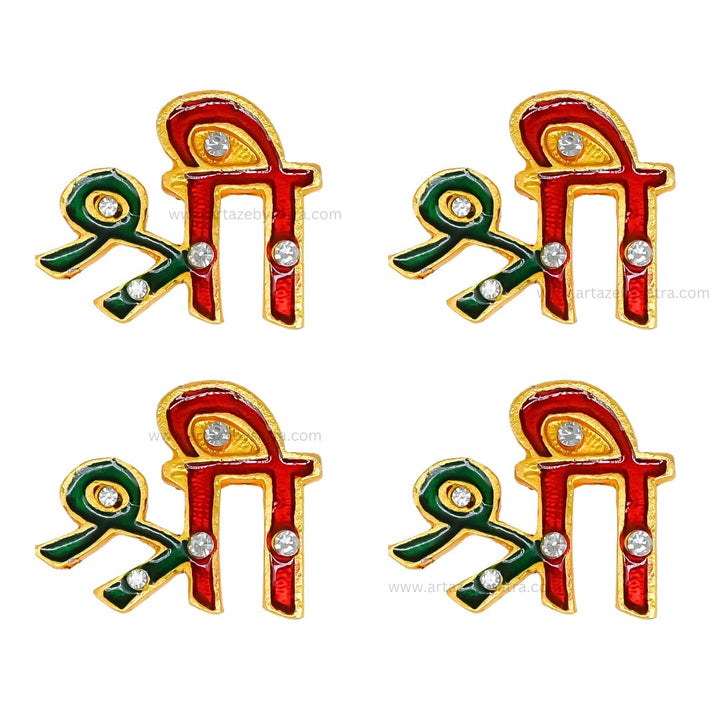 Shree Sticker | Size : 1.3 Inch | 8 pcs