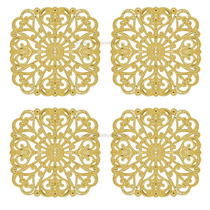 Square Metal Art Base | Size: 50mm | 100g | F-14-28 | MA30