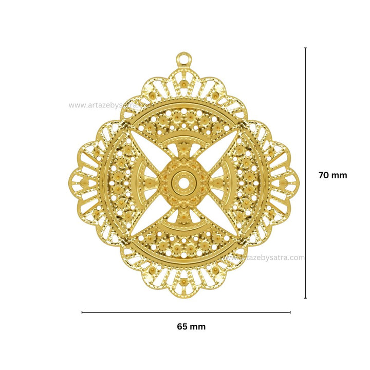 Square Metal Art Base | Size : 70mm | 100g | F-14-35 | MA31