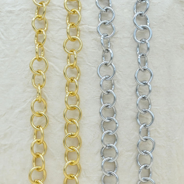 Aluminium Chain | Size : W-15mm H-15mm | Qty : 1mtr | JT-19-35-9