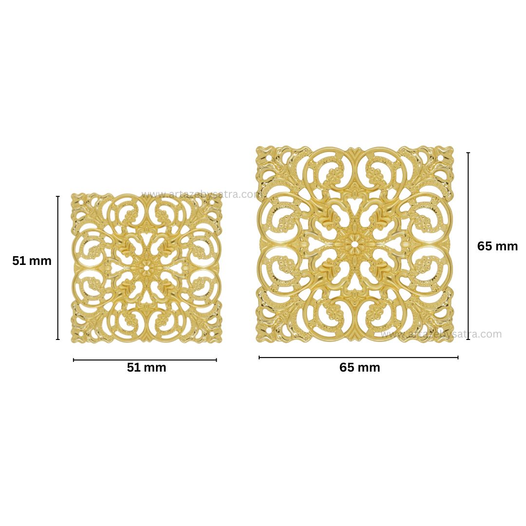 Square Metal Art Base | 100g | F-14-30 | MA32