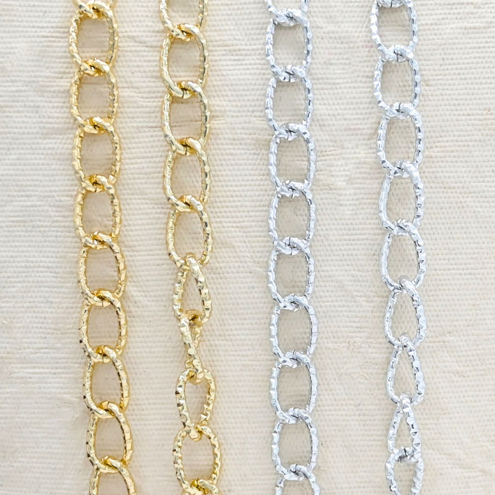 Aluminium Chain | Size : W-10mm H-15mm | Qty : 1mtr | JT-14-43-1