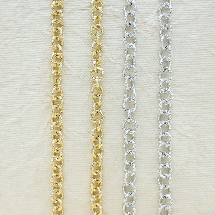 Aluminium Chain | Size : W-8mm H-8mm | Qty : 1mtr | JT-19-35-24