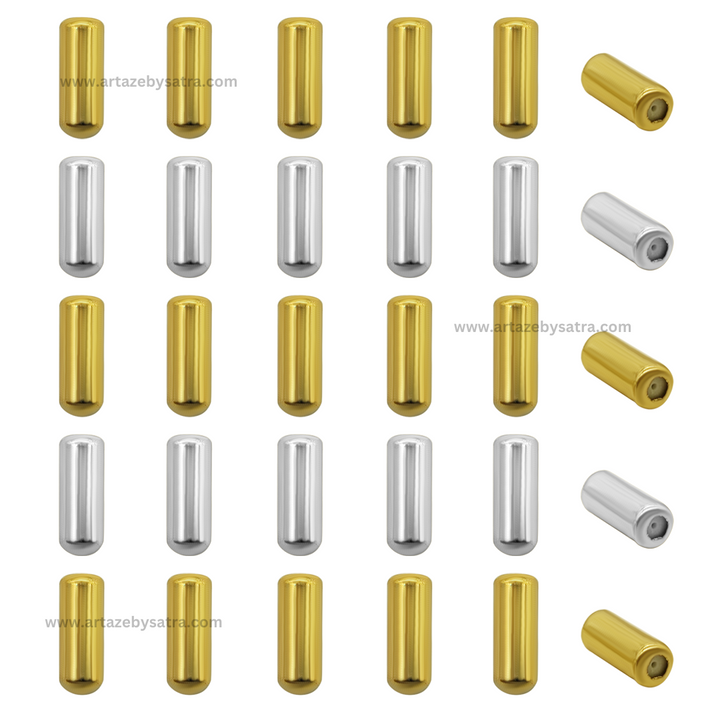 Bullet Lock Stoppers End Cap With Silicone Plug | Size : 10mm | Qty : 100pcs